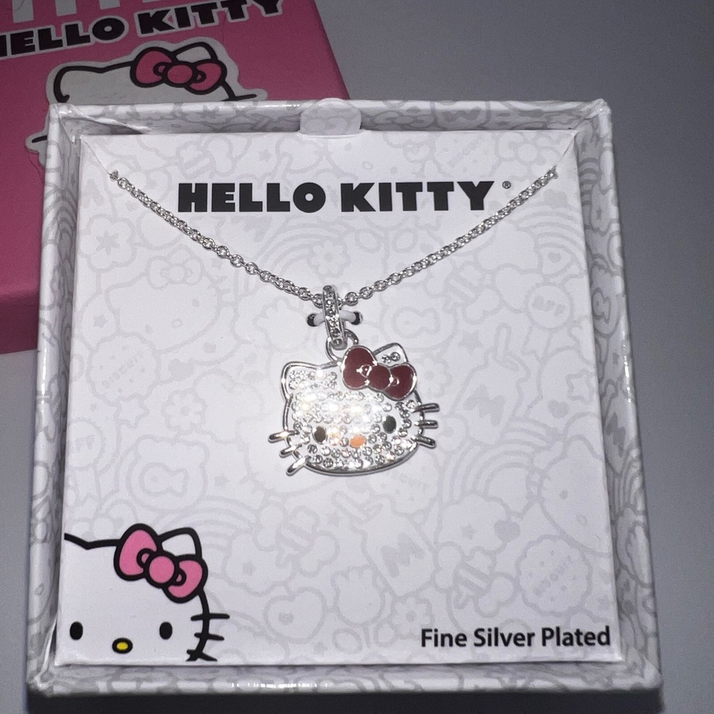 Hello Kitty Rhinestone Necklace - Picture 2 of 2